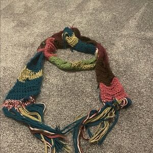 Multicolor Knit Scarf